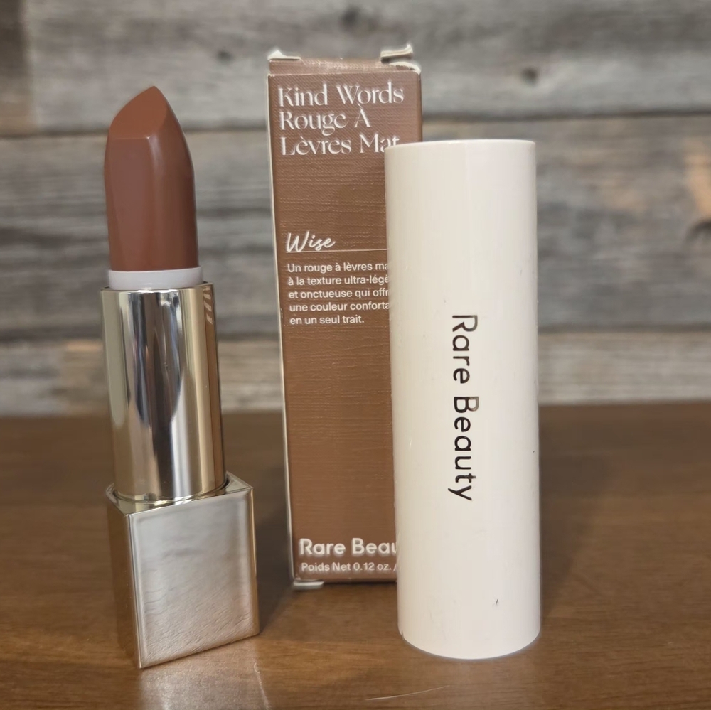 Rare Beauty- Kind Words Matte Lipstick Wise - Warm Brown Nude - Picture 6 of 13